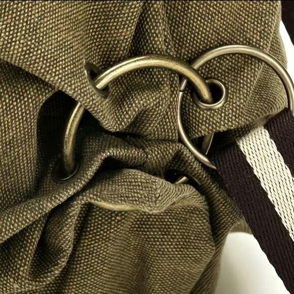 Embroidered Canvas Backpack high quality witchy core granolagirl Gorpcore fairy - Picture 5 of 8